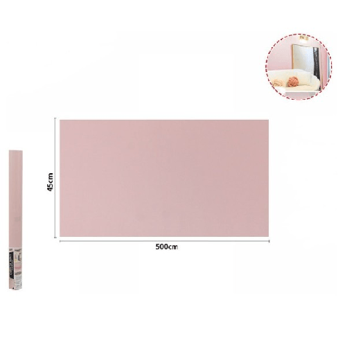Trade Shop Traesio-rotolo Pellicola Adesiva Rosa Antico 45cm X 5mt Per Mobili Carta Da Parati 71120 -