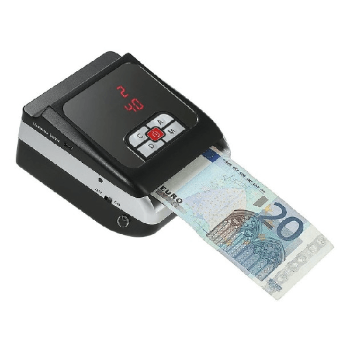 Trade Shop Traesio-mini Rilevatore Banconote False Verifica Conta Banconote A Batteria Litio -