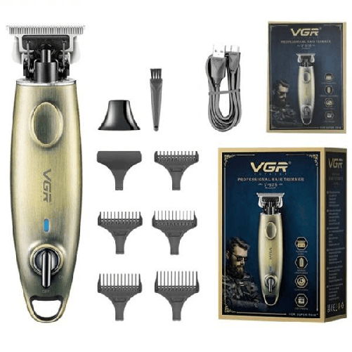 Maxtech-tagliacapelli Regolabarba Professionale A Batteria Cordless In Metallo Uomo V-978 -