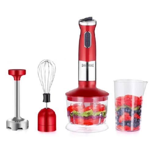 Trade Shop Traesio-frullatore Ad Immersione Minipimer Tritatutto Elettrico Da Cucina Professionale -