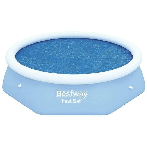 Telo Termico Per Piscina Fast Set Rotonda Diametro 244 Cm Copertura Solare 58060 -