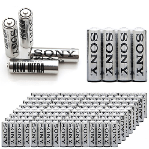 Trade Shop Traesio-144 X Batterie Pile Ministilo Zinco Carbon Ultra Heavy Batteria Aaa R3 1,5v -