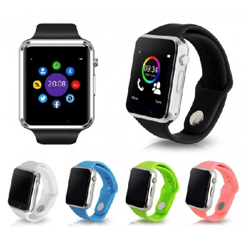 Trade Shop Traesio-smartwatch A1 Bluetooth Con Sim Gsm Orologio Con App Per Ios E Android -