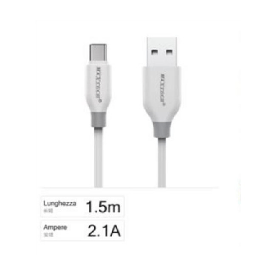 Maxtech-cavo Trasferimento Dati Ricarica Usb Type-c 2.1a 1,5metri Per Smartphone F-tc016 -