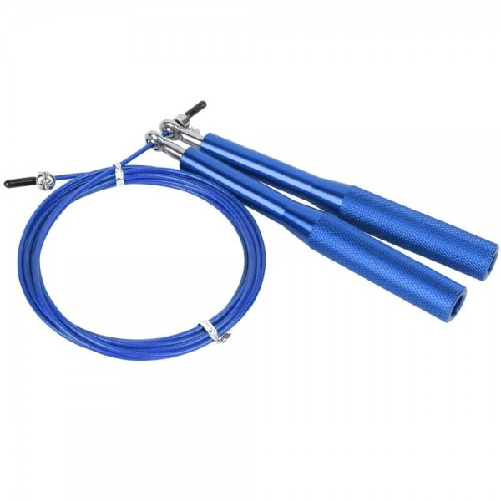 Trade Shop Traesio-corda Per Saltare 3 Mt Pvc Lega Di Allumino Antiscivolo Portatile Per Fitness -