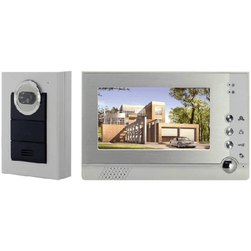 Kit Video Citofono Videocitofono Monitor 7" Registra Telecamera Ir Giorno Notte -