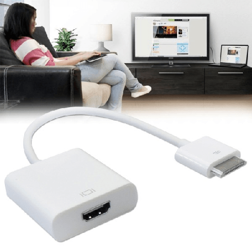 Trade Shop Traesio-adattatore Cavo Dock Hdmi Per Iphone Ipad Schermo Film Mirror Tv Televisione -