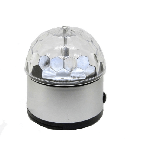 Proiettore Lampada Led Rgb Rotante Da Tavola Luci Strobo Per Disco E Party Usb -