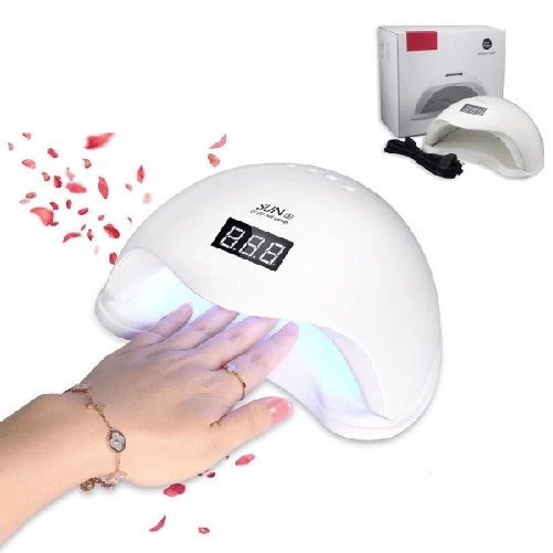 Trade Shop Traesio-fornetto Led Uv 48w 24 Led Per Ricostruzione Colata Gel Unghie Unghia Nail -