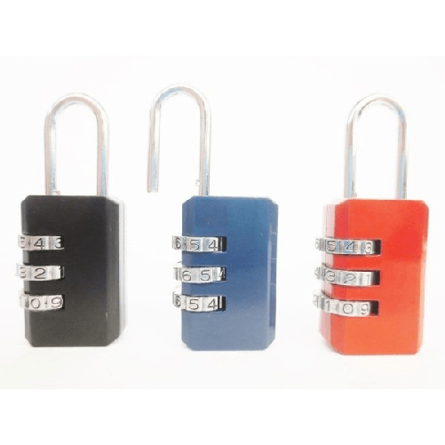 Trade Shop Traesio-set 2 Lucchetti A Combinazione Numerica Lucchetto Per Valigie Bagagli Armadietti -