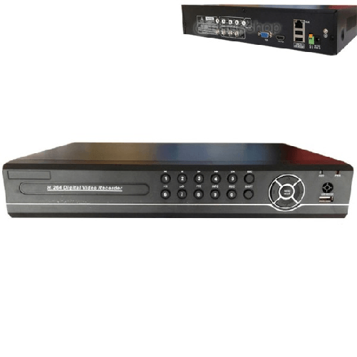 Trade Shop Traesio-dvr Ahd Nvr Hdmi 4 Canali Videosorveglianza Registra Audio Lan 3g Remoto A9204n -