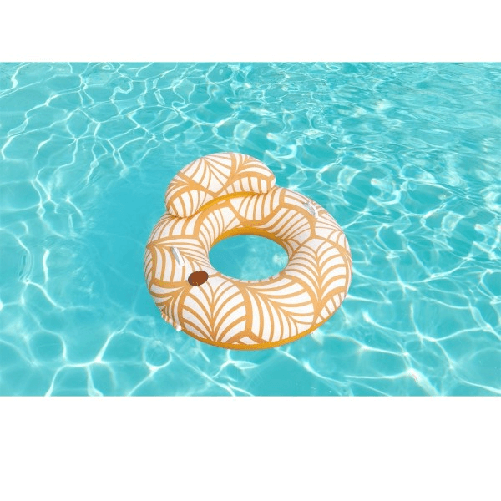 Trade Shop Traesio-poltrona Gonfiabile Comfort Plush Galleggiante Piscina Spiaggia 118x117cm 43643 -