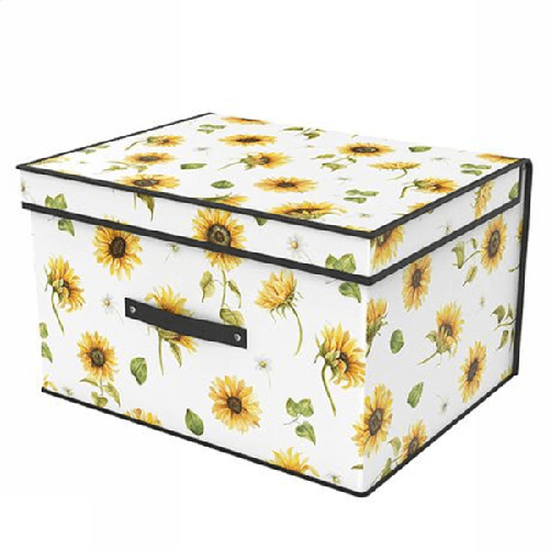 Trade Shop Traesio-box Scatola Salvaspazio Armadio Contenitore Porta Oggetti Organizer 60x40x30 Cm -