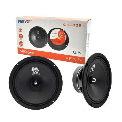Trade Shop Traesio-coppia Di Casse Per Auto Altoparlanti Speaker Woofer 580 Watt 16 Cm Ctc-1681 -