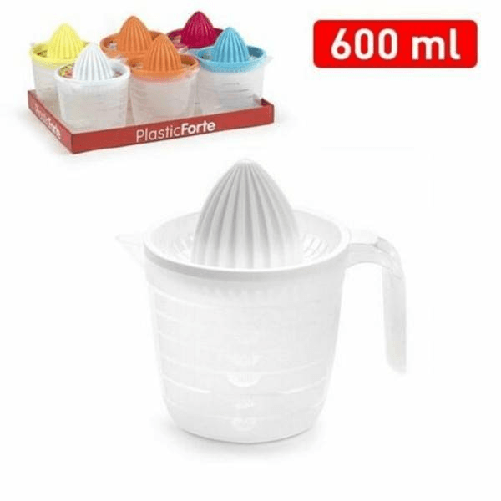 Set 6 Pezzi Caraffa Spremiagrumi Spremi Agrumi In Plastica Colorata 600 Ml -