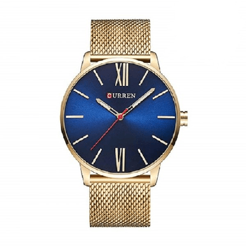 Trade Shop Traesio-curren Uomo Orologio Al Quarzo Ultra Sottile Lusso Business Impermeabile 8238 -