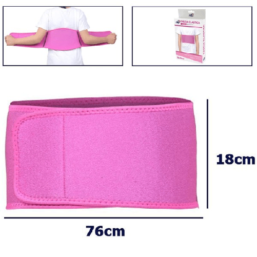 Fascia Posturale Schiena Supporto Regolabile Tutore Per Bambine Colore Rosa -