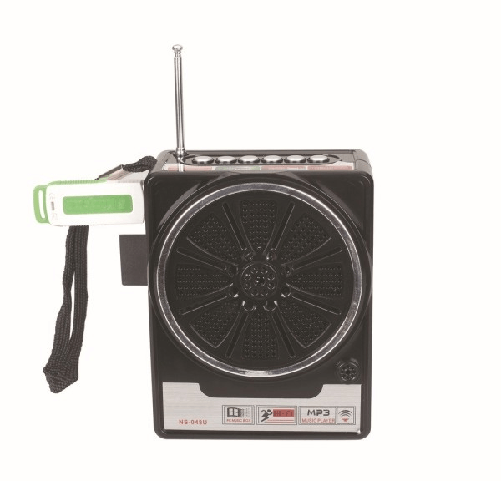 Trade Shop Traesio-mini Cassa Speacker Portatile Con Radio Fm Porta Usb Lettore Sd Mp3 Audio Musica -
