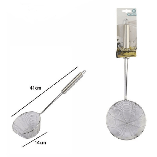 Trade Shop Traesio-colino Diametro 14 Cm Passino Setaccio Scola Cola Fritto Utensile Cucina 74069 -