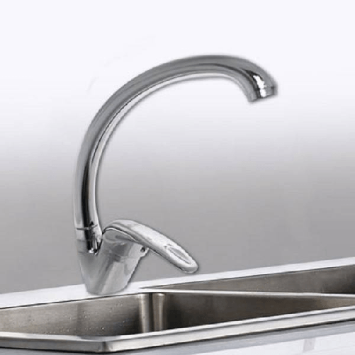 Rubinetto Da Cucina Miscelatore Da Lavello Monocomando Ottone Cromato 52845a -