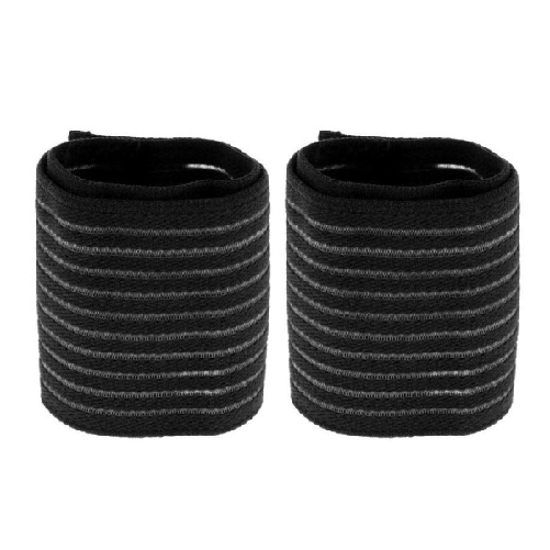 Polso Benda Polsiera Fasciatura Di Supporto Polsino Elastico Accessori Nero -