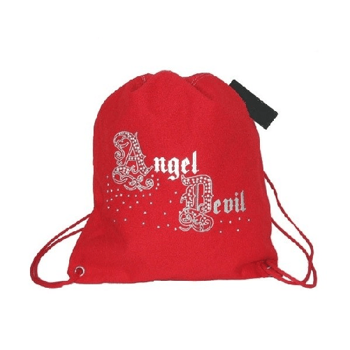 Trade Shop Traesio-sakky Bag Sacco Scuola Sport Palestra Tempo Libero Sacca Angeldevil Rosso -
