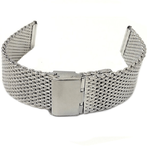 Trade Shop Traesio-cinturino Maglia Milano Universale Ricambio Orologio Larg 20mm Silver -