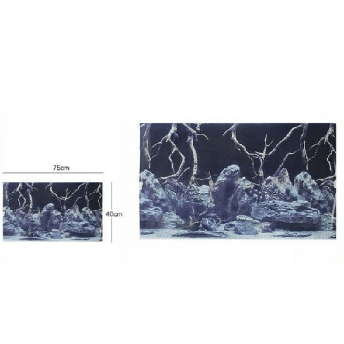 Poster Sfondo Per Acquario Terrario Panorama Decoro 40 X 75 Cm 61805 Assortiti -