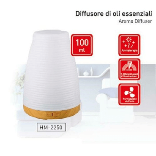 Diffusore Aromi Oli Essenziali 100 Ml Aromaterapia Profumatore Di Ambiente Casa -