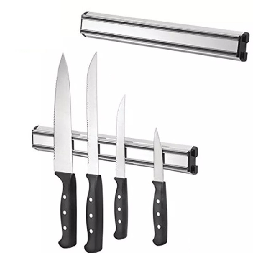 Trade Shop Traesio-barra Magnetica Porta Coltelli Cucina 40cm Supporto Calamita Magnetico Utensili -