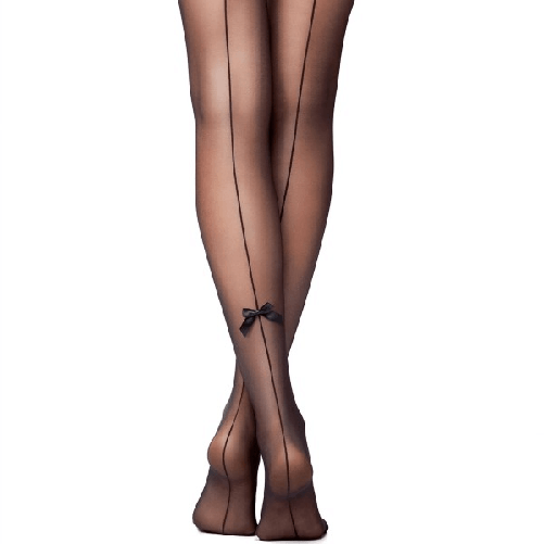 Collant Donna Calze Con Riga Posteriore 20 Den In Taglia Unica Stile Elegante -