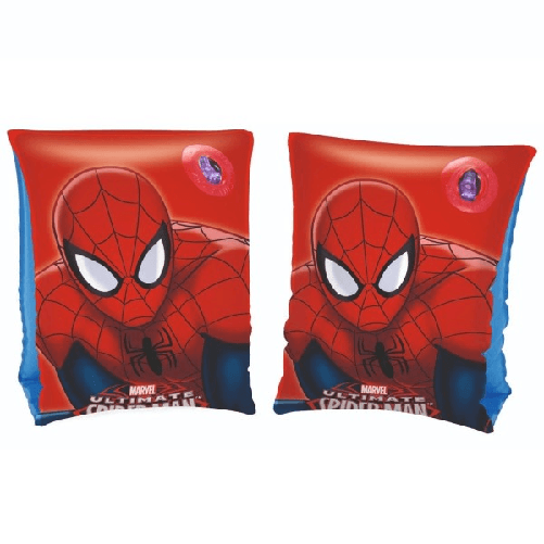 Trade Shop Traesio-spiderman Braccioli 23x15cm Bambini Mare Giochi Spiaggia Piscina Nuoto -