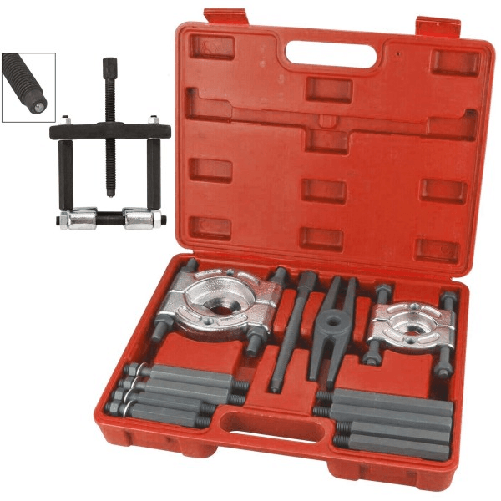 Trade Shop Traesio-kit 10 Pezzi Separatore Dislocatore Estrattore Cuscinetti 75-105 Mm -