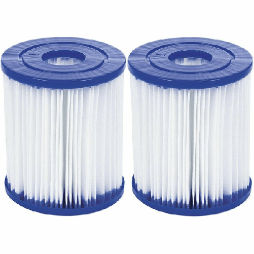 Trade Shop Traesio-set 2 Pezzi Filtro A Cartuccia I Per Pompe Da 1.249 Lt/h Ricambio Piscina 58093 -