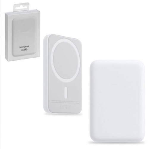 Trade Shop Traesio-battery Pack Per Iphone Magsafe Powerbank Wireless Senza Fili Ricarica Avanzata -