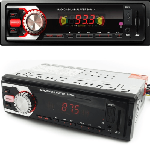 Autoradio Stereo Auto Camper Radio Fm Mp3 Usb Slot Sd Aux 50wx4 4104 -