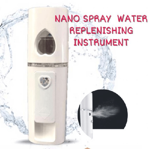 Trade Shop Traesio-mini Vaporizzatore Facciale Viso Nebulizzatore Portatile Spray Idratante Sauna -