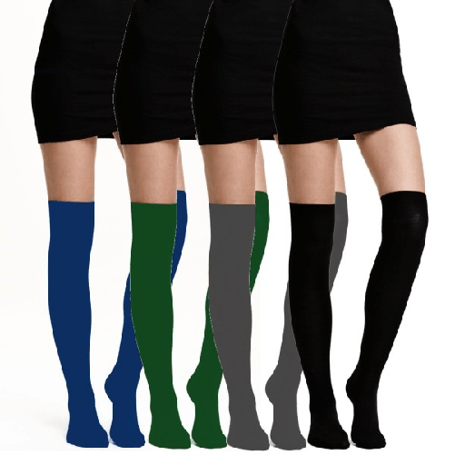 Calze Parigine Da Donna Lunghe 12 Paia Vari Colori Calza Parigina Fs6129 -