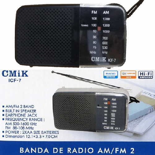Trade Shop Traesio-radio Multibanda Digitale Sveglia Portatile Digitale Am Fm Soundy Altoparlante -