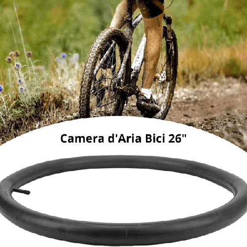 Trade Shop Traesio-camera D'aria Per Bicicletta 26" 1.75 - 1.90 44mm Valvola Schrader Americana -