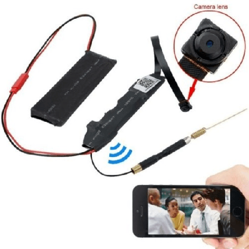 Trade Shop Traesio-micro Camera Spia Hd Telecamera Nascosta Microspia Cctv P2p Antenna Esterna Wifi -
