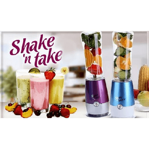 Trade Shop Traesio-frullatore Shake N Take 2 Frappe Frutta Milkshake Gelato Fitness Palestra -