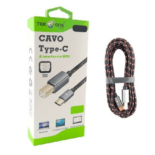 Trade Shop Traesio-cavo Usb Tipo Type C A Interfaccia Type B Midi 1.5 Metri Art. To-us220l -