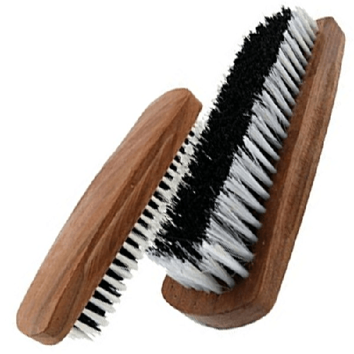 Spazzola Setole Per Pulizia Lucidatura Scarpe Con Manico In Legno -