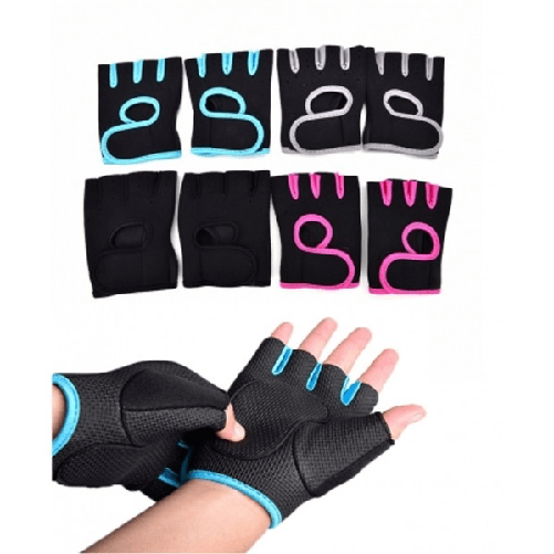 Guanti Palestra Neoprene Grip Esercizio Pesi Sportive Anti Slittamento Gym -