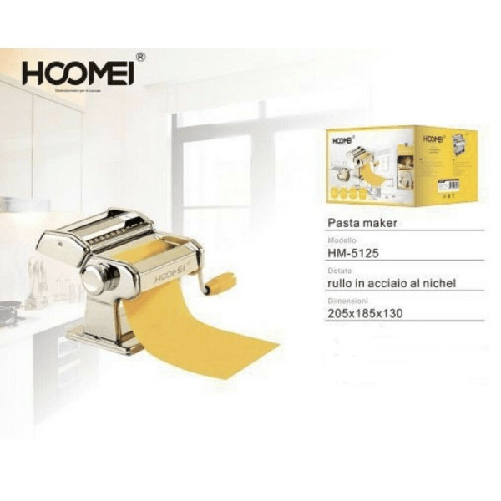 Trade Shop Traesio-macchina Per La Pasta Fresca In Casa Cucina Hm5125 In Acciaio Nichel Pasta Maker -