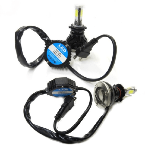 Coppia Lampade Fari Ricambio Per Auto 4 Led 8s H7 Alta Luminosita' Bianco Freddo -