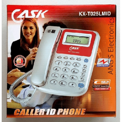 Trade Shop Traesio-telefono Fisso Con Tasti Grandi Apparecchio Telefonico Kx-t025lmid -