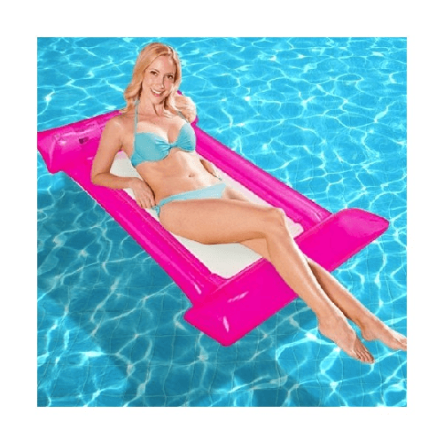 Trade Shop Traesio-amaca Materassino Gonfiabile Relax Mare Spiaggia Piscina Fondo A Rete 2 Colori -