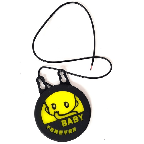 Segnalatore Adesivo Con Ventosa Auto Segnalazione Luminosa Sicurezza Bambini -